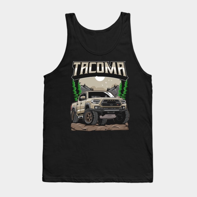 Toyota Tacoma TRD Tank Top by squealtires